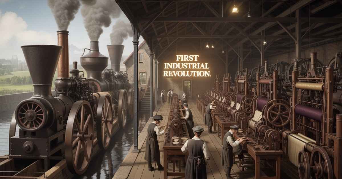 Dawn of mechanization in first industries