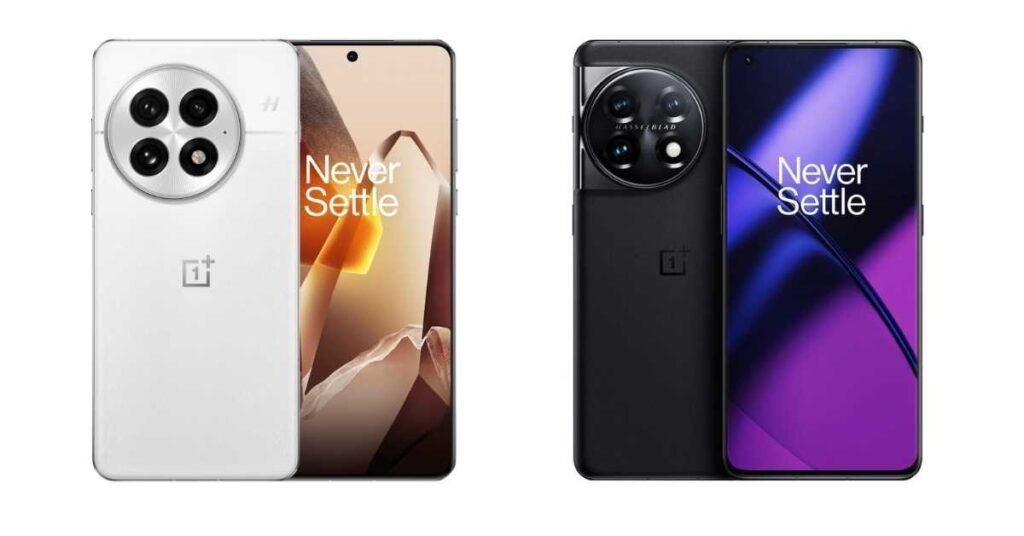 OnePlus 5G mobile phone view