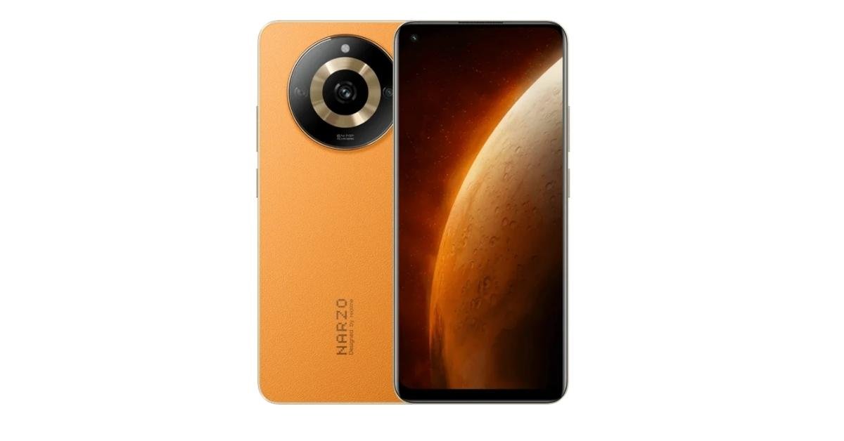 Realme Narzo 60 smartphone view