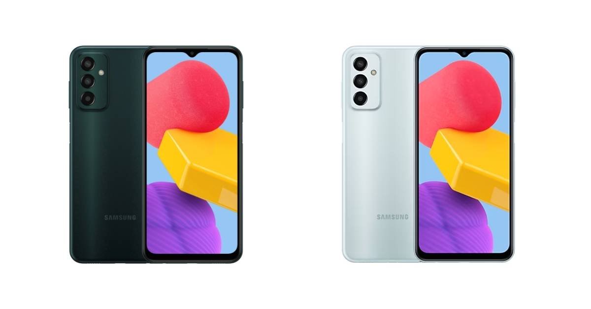 Samsung Galaxy M13 smartphone view