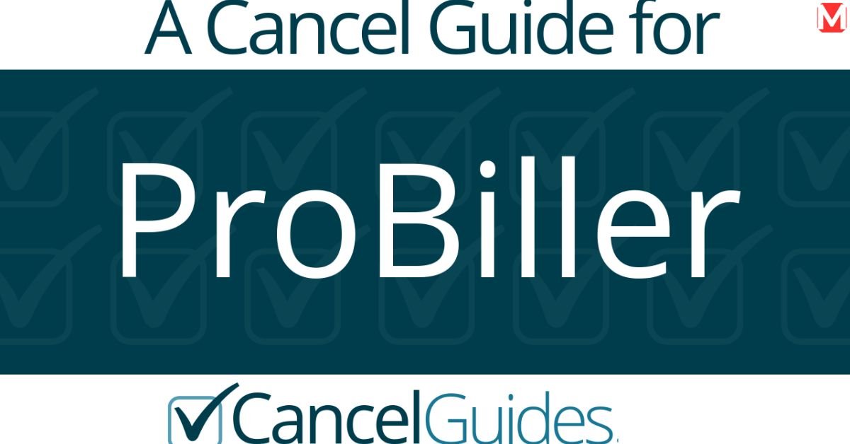 Cancel ProBiller Membership