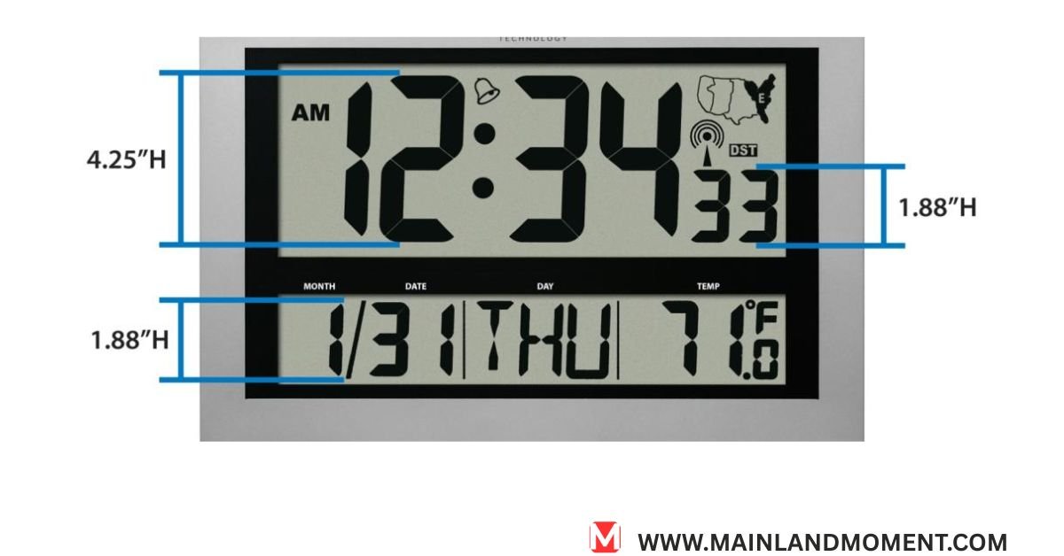 Time on La Crosse Clock