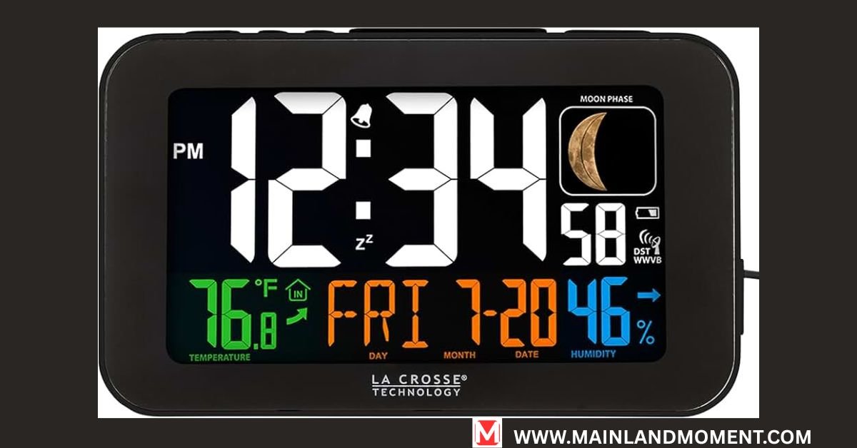 Time on La Crosse Technology Clock