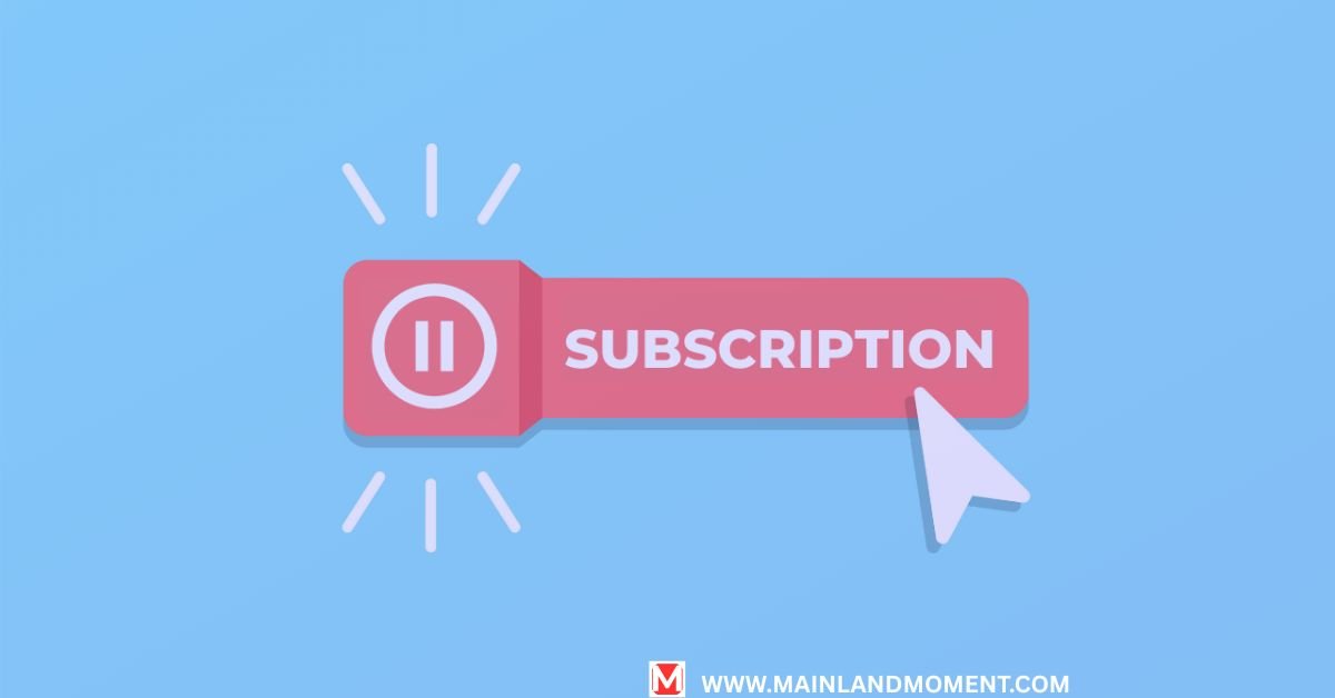 Starting or Pausing Your Subscription