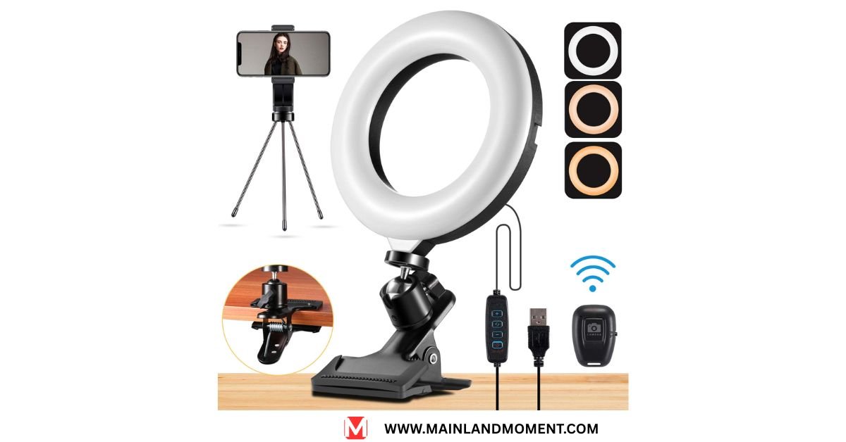 Ring Light for Video Calls for Remote Work