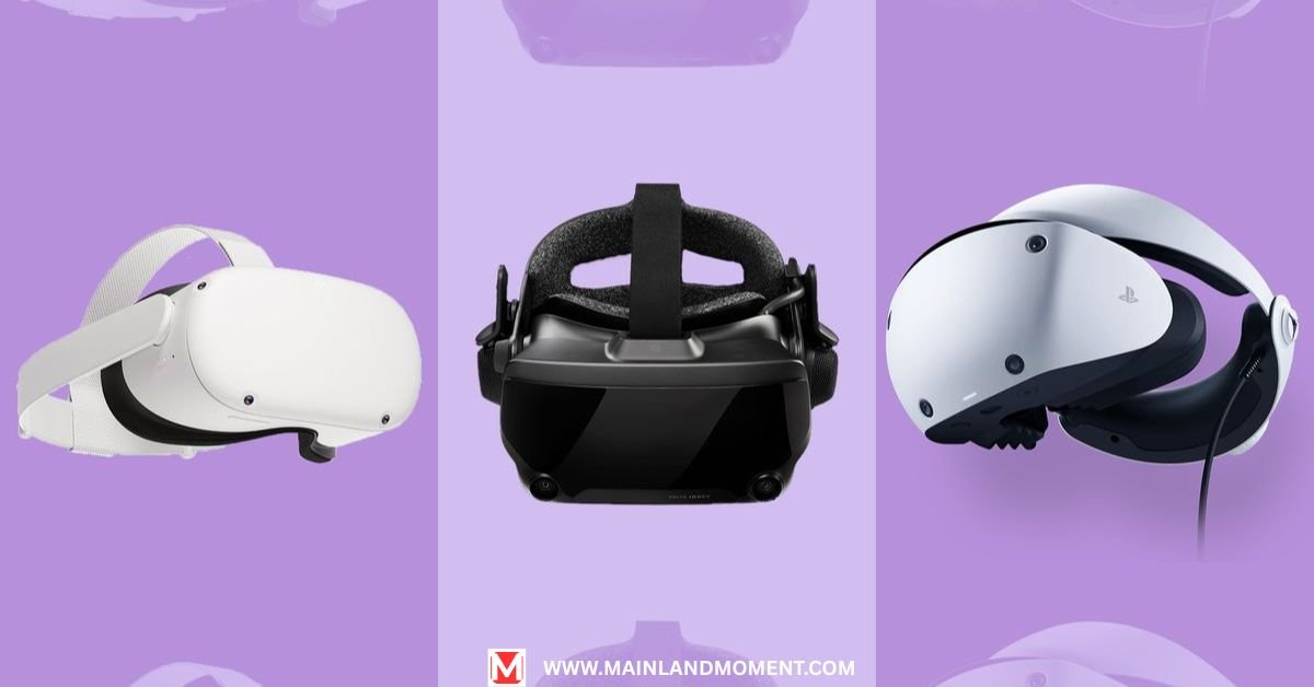 VR headset for gamer