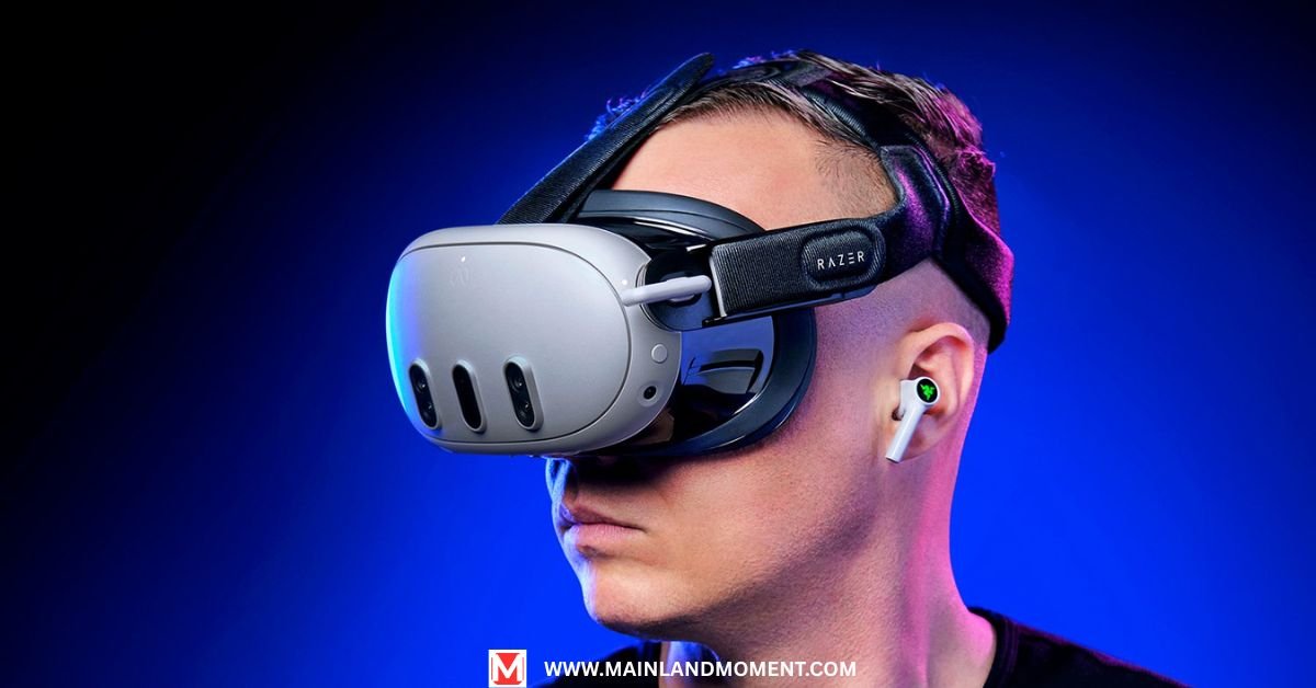 VR headset for gamer