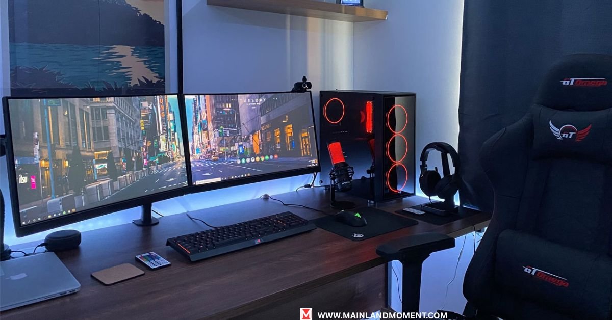 dual monitor setup