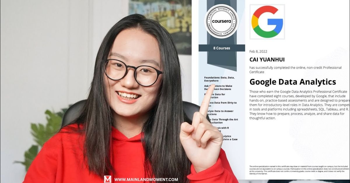 google data analytics certification
