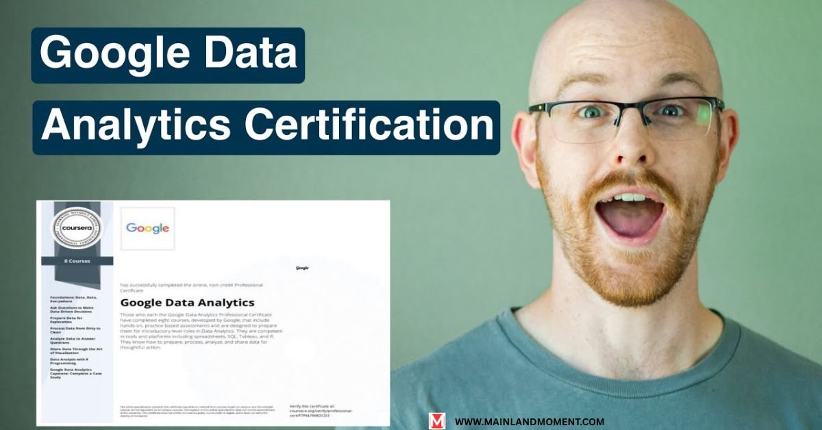 google data analytics certification