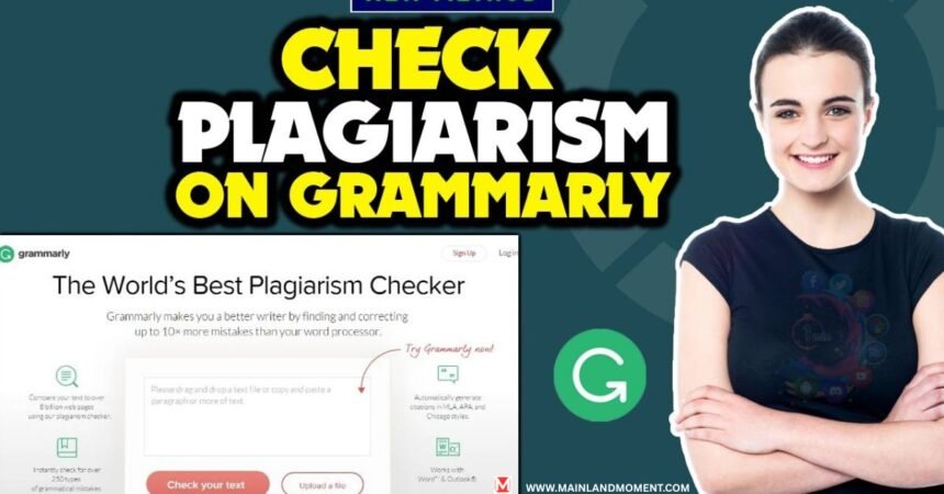 grammarly plagiarism checker
