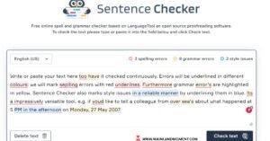 Sentence Checker
