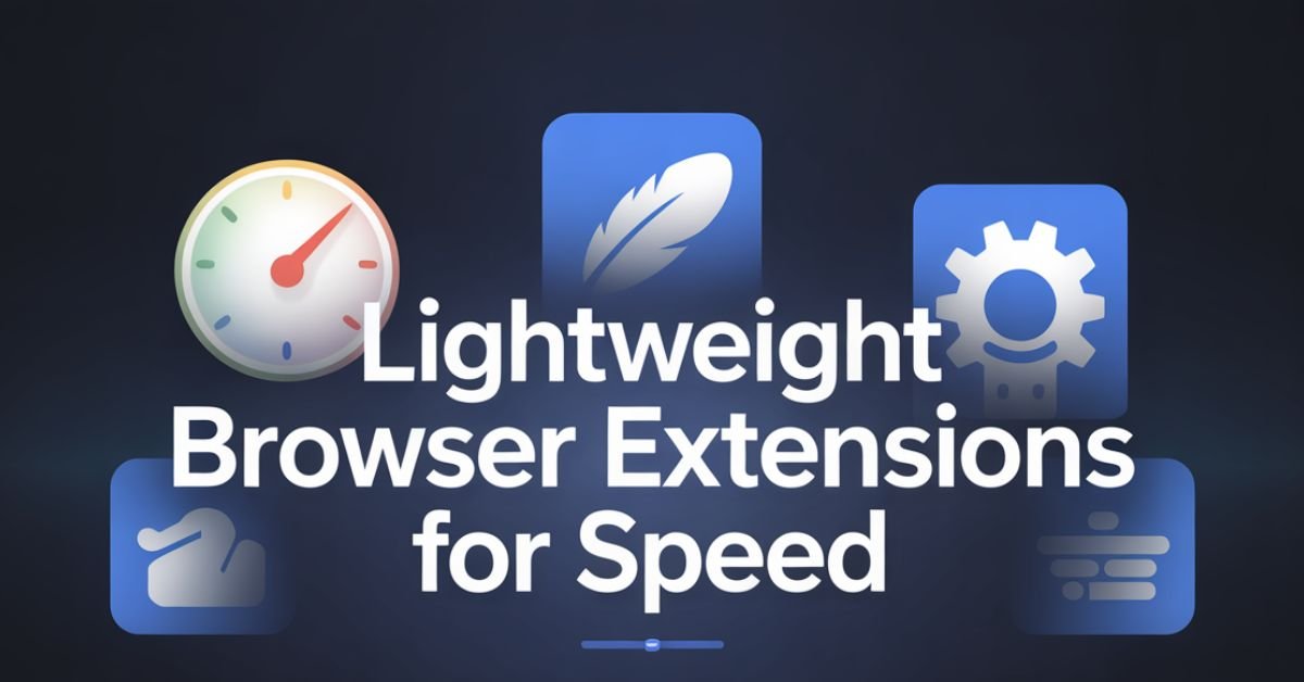 lightweight browser extension for speed