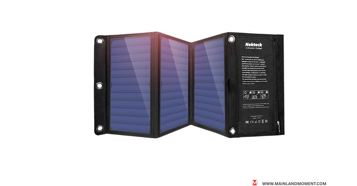nekteck 21W solar panel