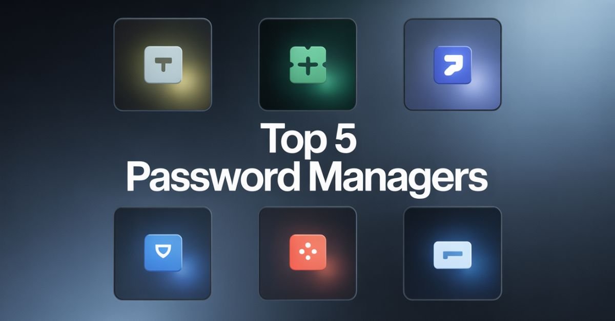 top 5 password managers