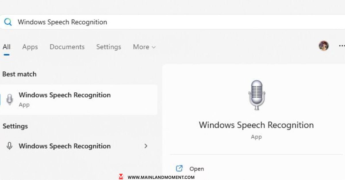 windows speech recognition