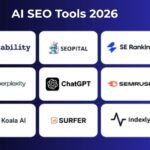Home 25 AI SEO tools dashboard 2026