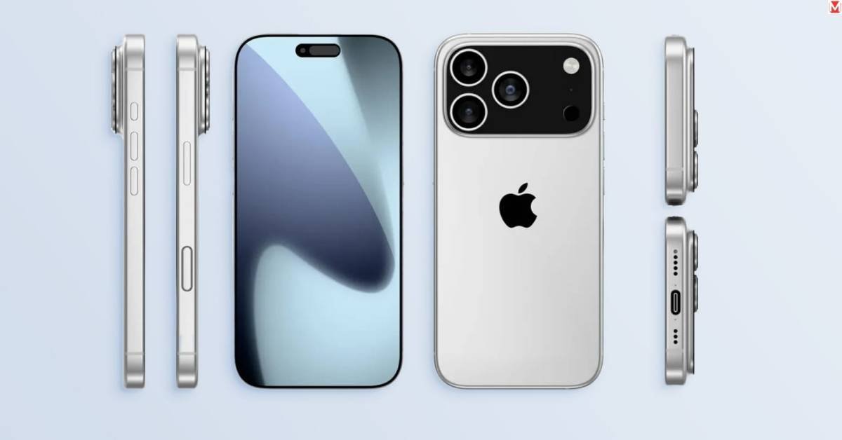 Apple iPhone 17 front and back view