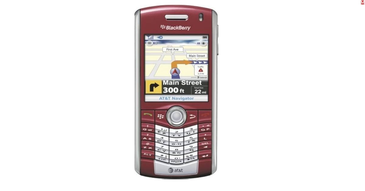 BlackBerry Pearl 8110 with half-QWERTY keyboard