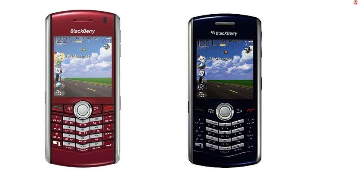 BlackBerry Pearl 8110 with half-QWERTY keyboard