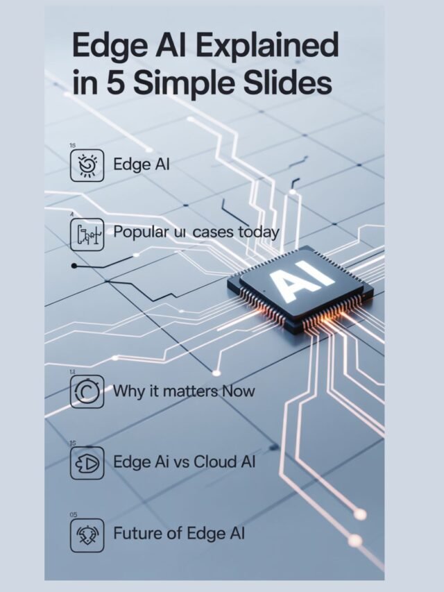 Edge AI Explained in 5 Simple Slides