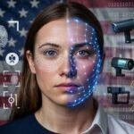 Visual showing ethical concerns in biometric technology