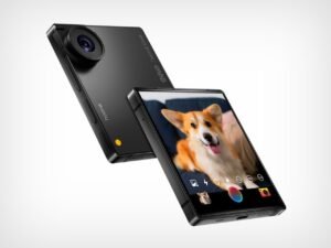 Card-sized AI smartphone with dual OS