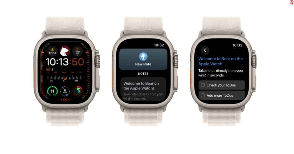 Apple Watch Notes feature view