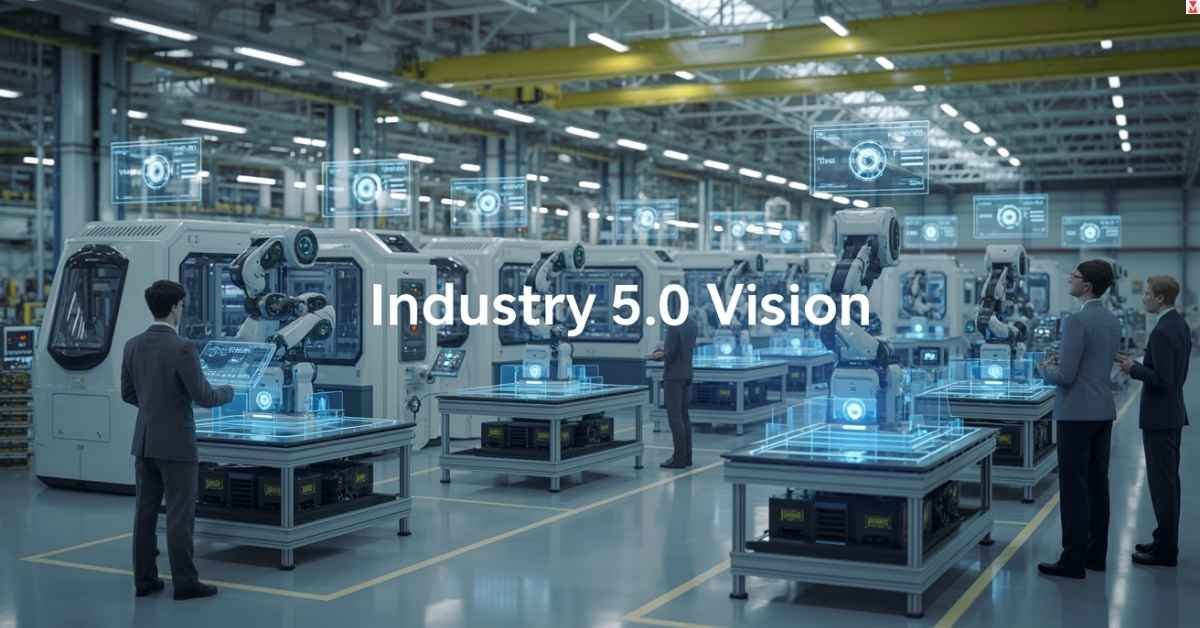 Industry 5.0 futuristic vision
