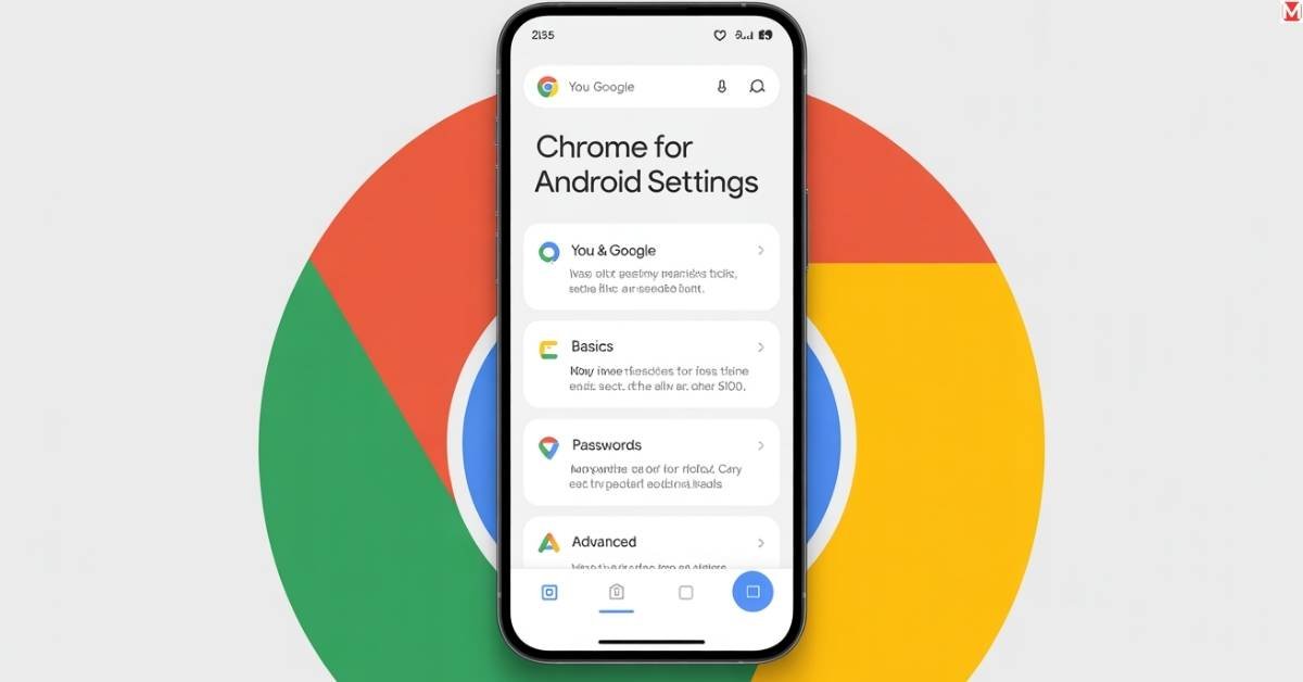 Chrome Android 2025 new settings groups