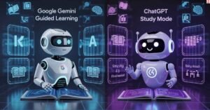 Comparison of Google Gemini Guided Learning and ChatGPT Study Mode