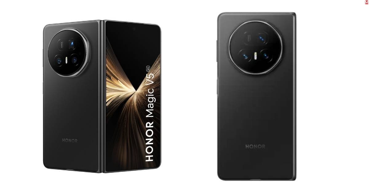 Honor Magic V5 slim foldable in hand
