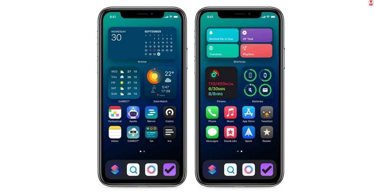 Android 16 phone showing Material 3 expressive wallpaper and updated quick settings