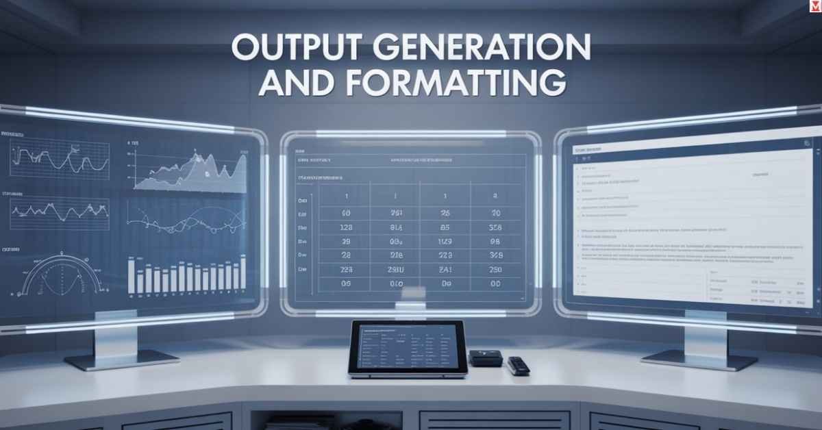 Output Generation and Formatting
