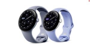 Pixel Watch 4 with new bands and side charging