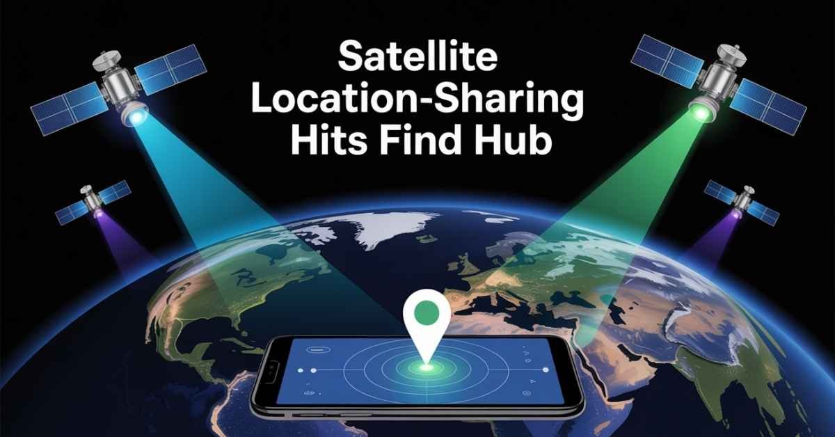 Find Hub adds satellite location sharing