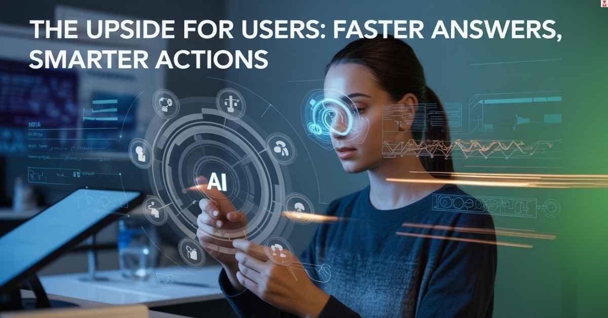 Faster answers smarter actions Siri
