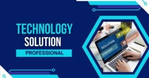 Technology Solutions IT expert at work