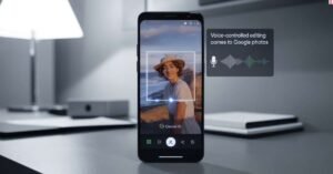 Voice-controlled editing feature in Google Photos