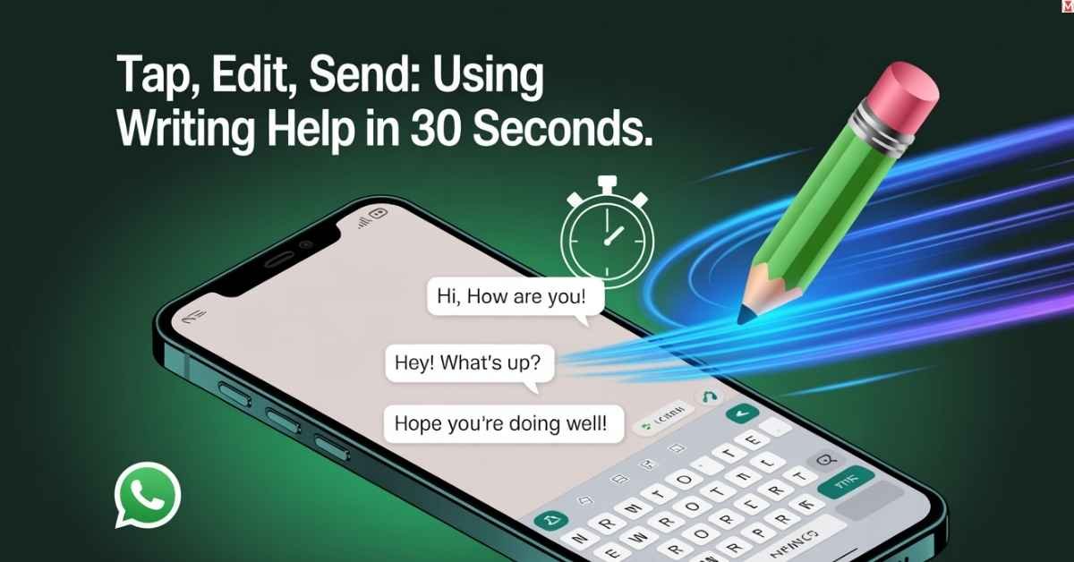 Quick WhatsApp writing help tool