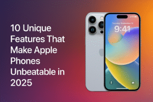 iPhone 17 Pro Max showing Liquid Glass design, Genmoji, and Apple Intelligence features in iOS 26 (Apple phone features 2025)