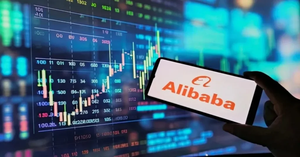 Alibaba headquarters showcasing its expanding AI ambitions with global data centers and advanced cloud technologies.