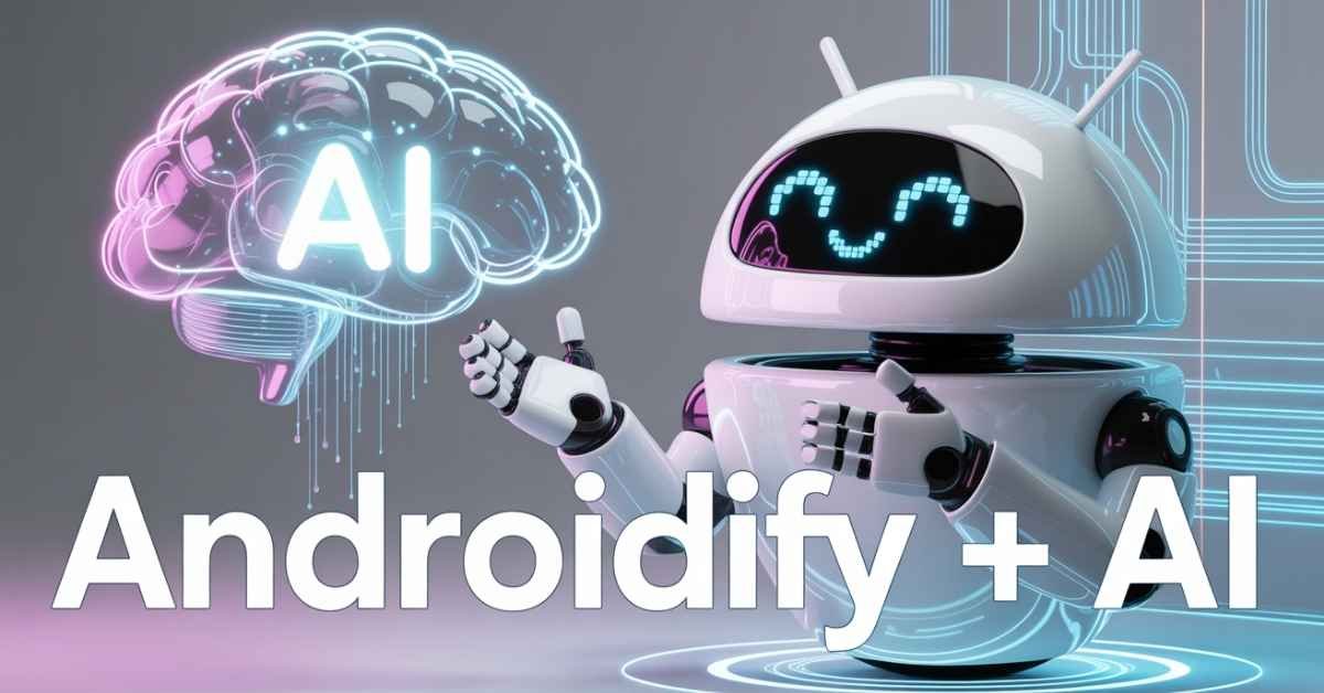 Androidify + AI personalized android bot design