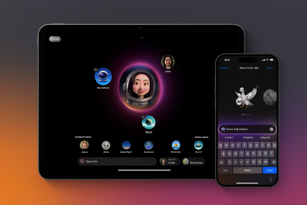 Apple Intelligence with Genmoji & Image Playground