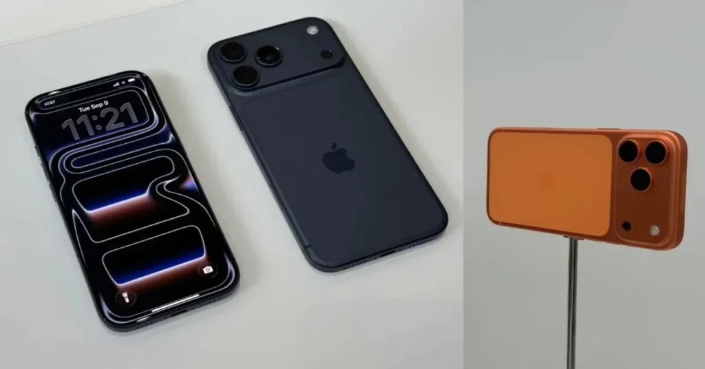 iPhone 17 with Super Retina XDR display featuring ProMotion, Always-On technology, and 3,000 nits outdoor brightness.