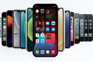 Timeline of Apple’s iOS evolution from the original iPhone OS in 2007 to iOS 26 with Apple Intelligence.