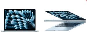 Apple MacBook Air with M4 Chip in sky blue