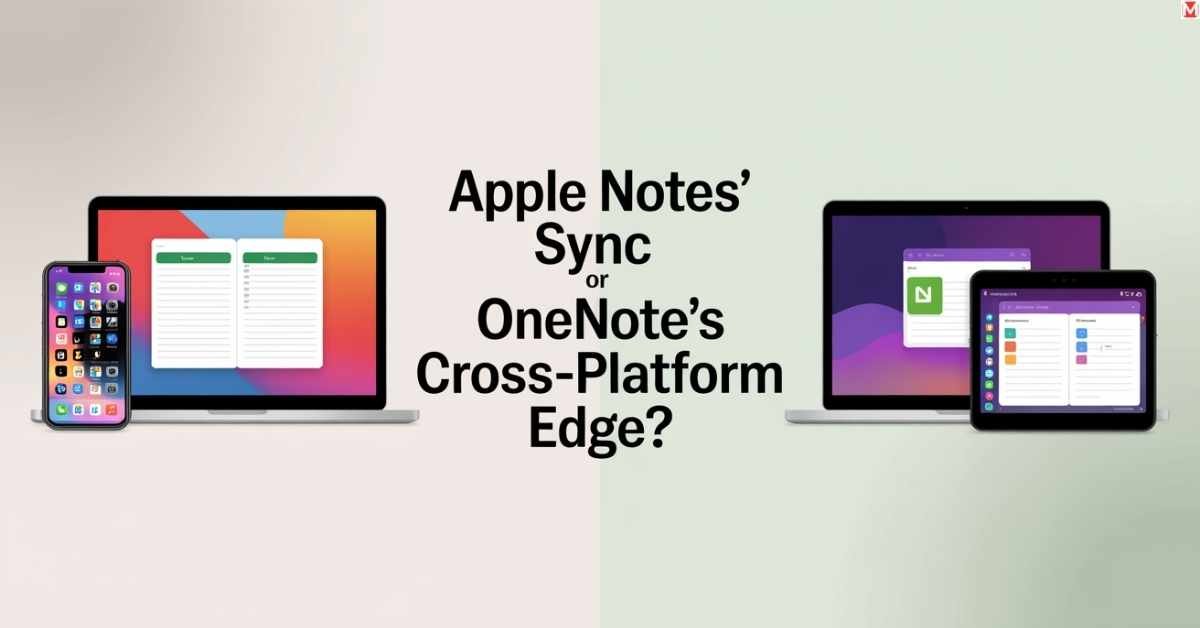 Apple Notes sync vs OneNote cross-platform edge
