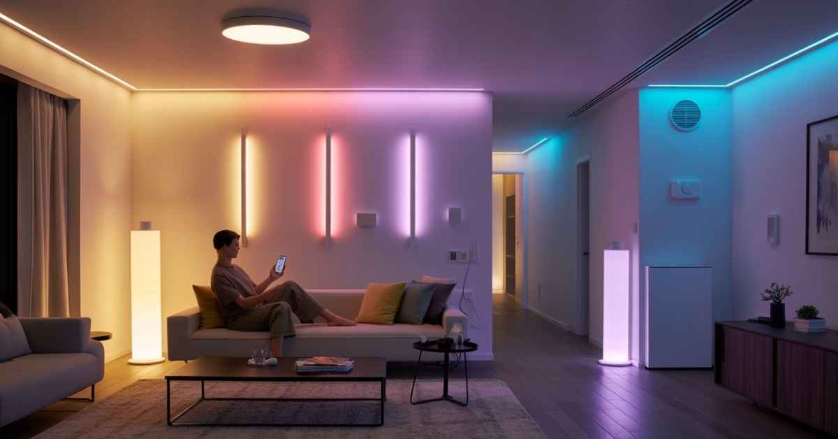 Benefits of smart lighting in homes