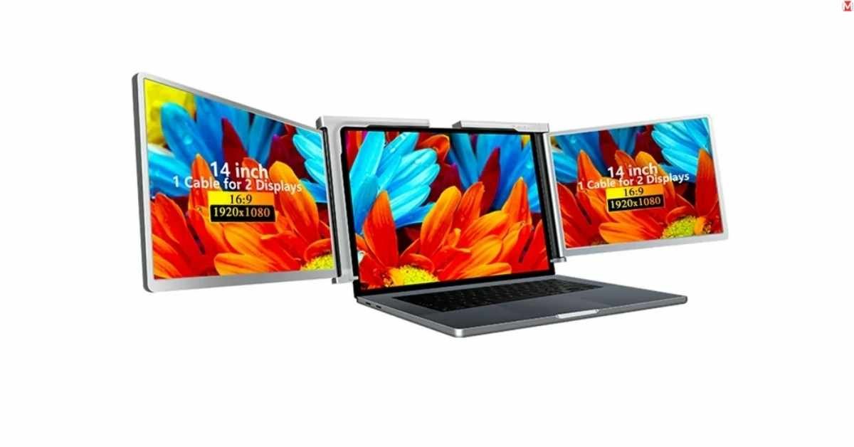 Budget-friendly triple-screen laptop with Intel Alder Lake power